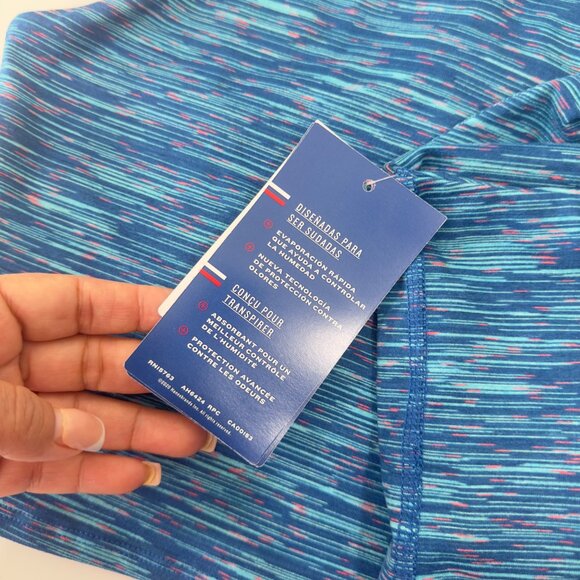 Champion Womens Authentic Athleisure Racerback Crop Tank Top Blue Multicolor - Picture 12 of 15